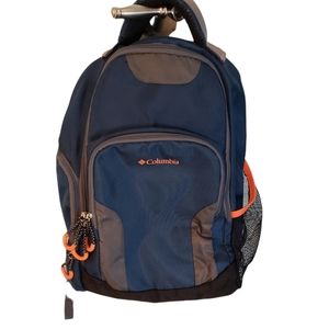 Columbia bookbag diaper bag blue